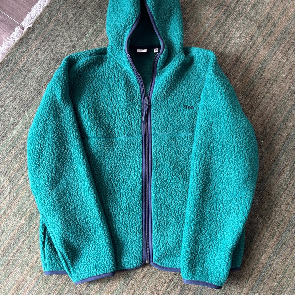 Teal Aritzia TNA Fleece